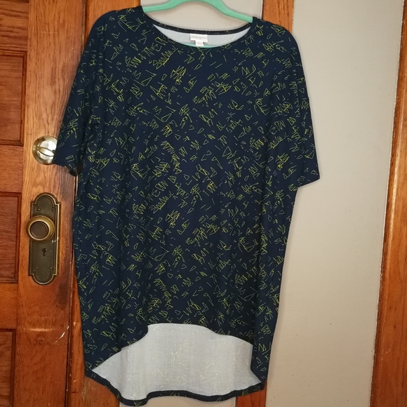 🐶"I Love the 90s" Geo Lularoe Irma - "XS" - Picture 2 of 3